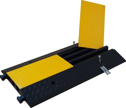 2 Stück Kabelbrücke 490 x 600 mm, gelb-schwarz