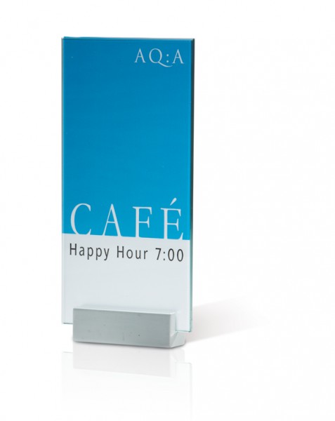 CLEAR Tischaufsteller