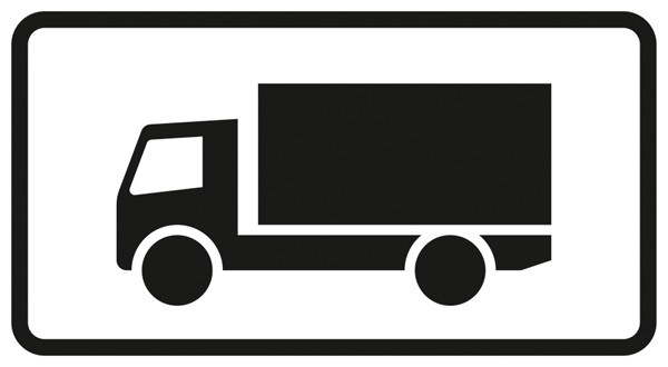 Verkehrszeichen - StVO nur Kraftfahrzeuge