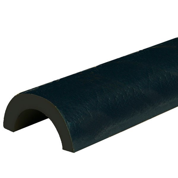 Knuffi Rohrschutzprofil Typ R50 schwarz, selbstklebend, Länge: 1,0 m