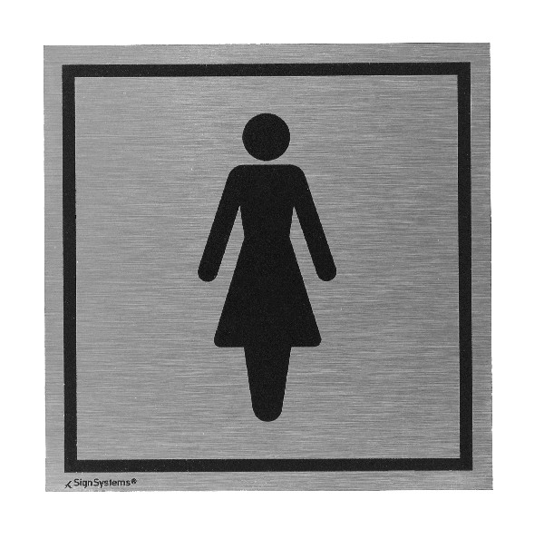 Tello® Türschild eckig mit Piktogramm