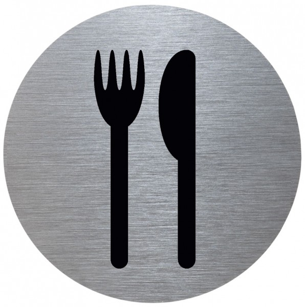 Tello® Türschild rund mit Piktogramm