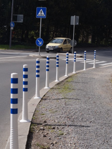 FP Flexipfosten® weiß/blau