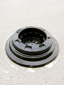 FP Flexipfosten® mit Fuß zum Aufkleben