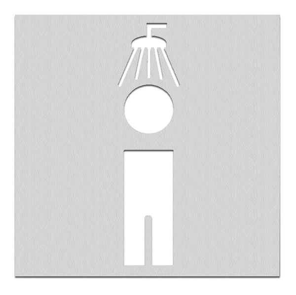 PHOS Türschilder mit ausgelaserten Piktogrammen