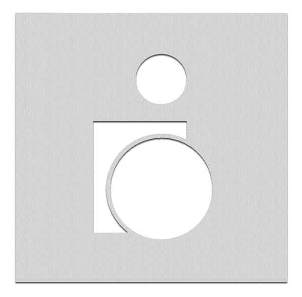 PHOS Türschilder mit ausgelaserten Piktogrammen