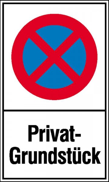 Haltverbotsschild Symbol: Absolutes Haltverbot