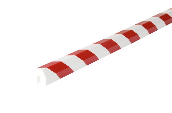 Knuffi Kantenschutzprofil Typ BB rot/weiß, zum Aufstecken, Länge: 1,0 m