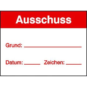 Qualitätskennzeichnungs-Etiketten auf Rolle