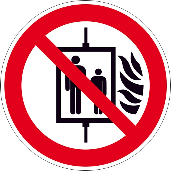 Protect Aufzug im Brandfall nicht benutzen