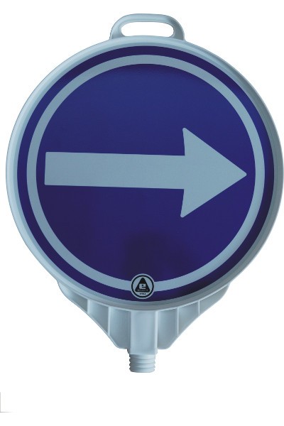 Schild Fahrtrichtung Ø 380 mm
