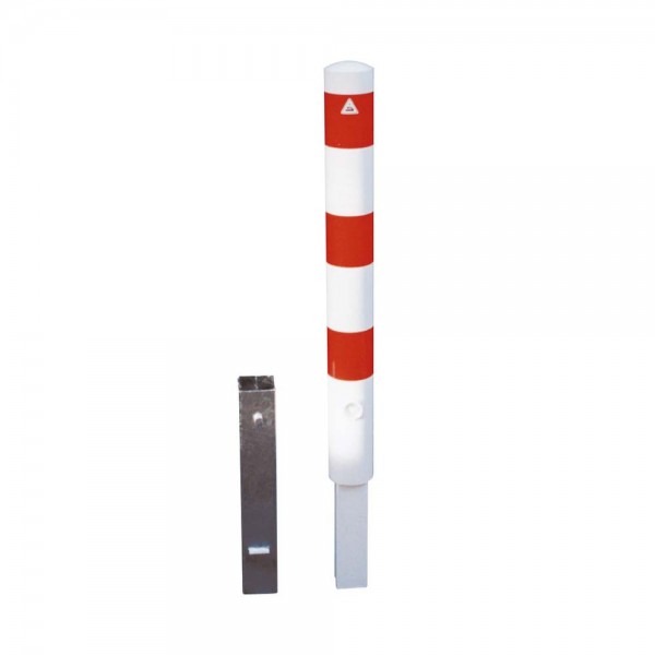 Absperrpfosten Stahlrohr Ø 89 x 2,9 mm, herausnehmbar