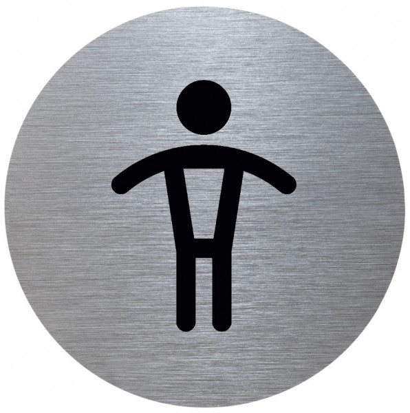 Tello® Türschild rund mit Piktogramm