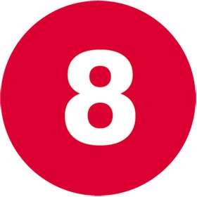 Nummerierte Lageretiketten