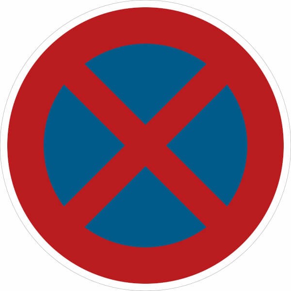 Verkehrszeichen - StVO Absolutes Haltverbot