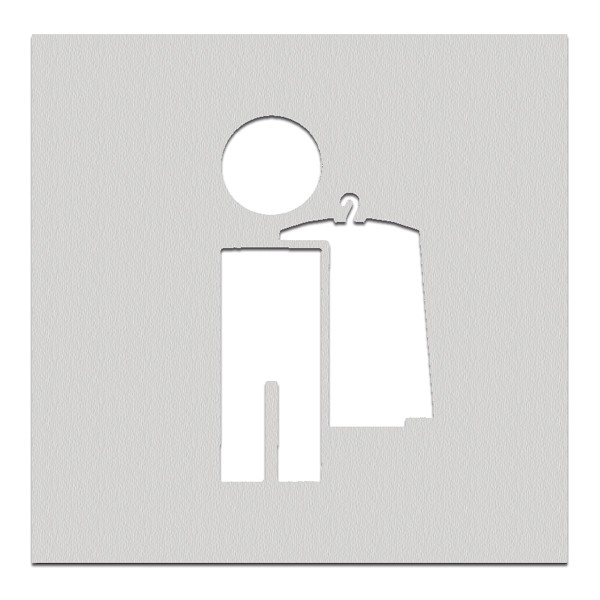 PHOS Türschilder mit ausgelaserten Piktogrammen