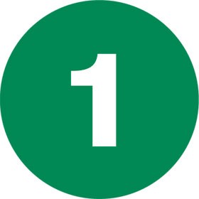 Nummerierte Lageretiketten