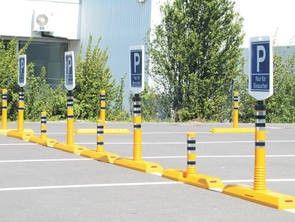 Leitschwelle mit Flexipfosten®