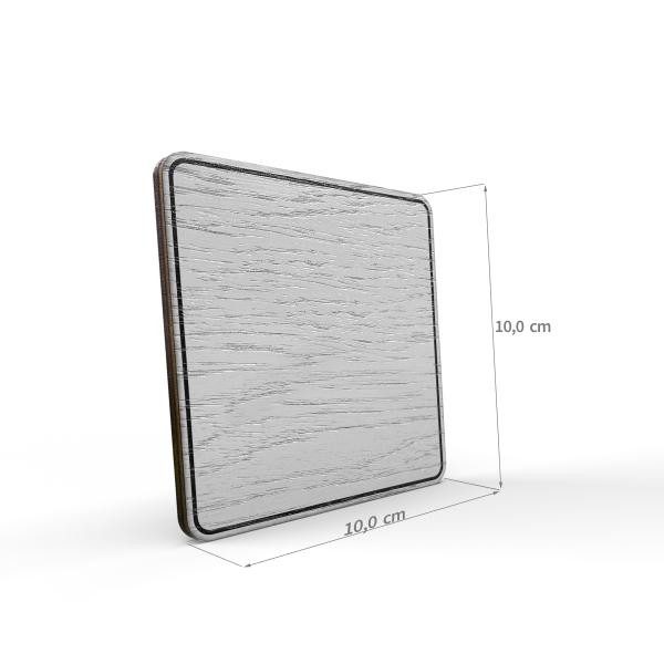 Tello® Wood Holzschild eckig mit Piktogramm