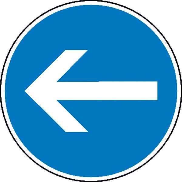 Verkehrsschild Richtungshinweis (Pfeil)