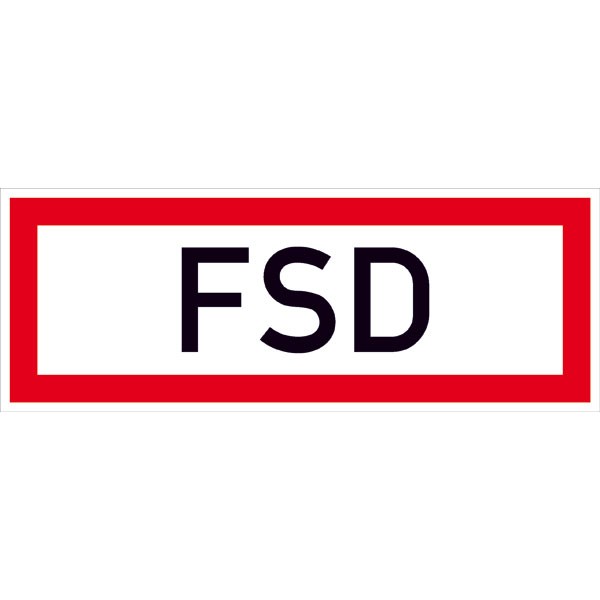 Hinweisschild Feuerwehr Feuerwehrschlüsseldepot (FSD)