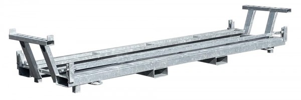 Twintraverse für Bauzäune und Fußplatten
