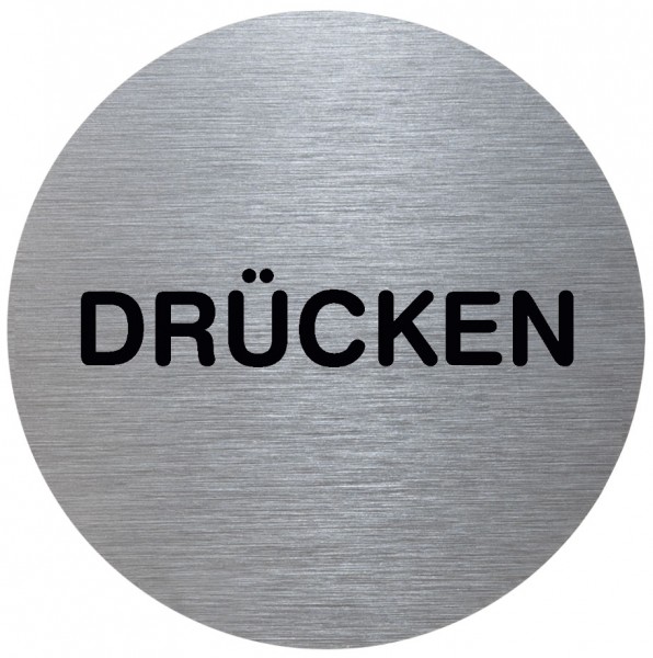 Tello® Türschild rund mit Piktogramm