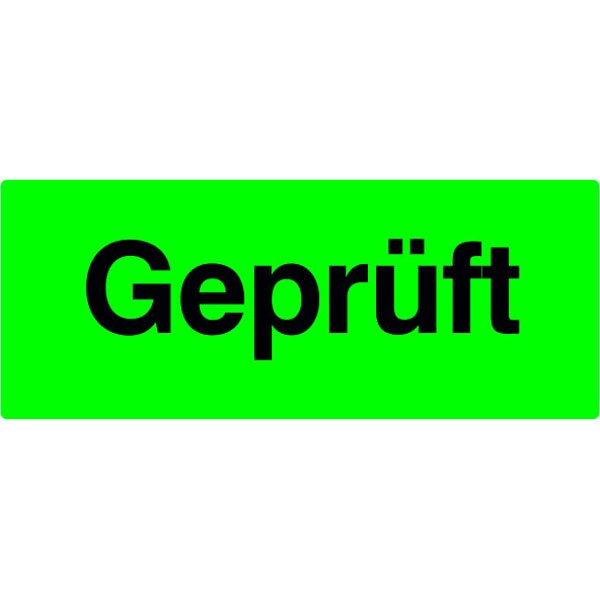 Etiketten zur Qualitätssicherung