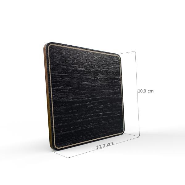 Tello® Wood Holzschild eckig mit Piktogramm