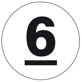 Nummerierte Lageretiketten