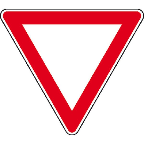 Verkehrszeichen - StVO Nr. 205 Vorfahrt gewähren