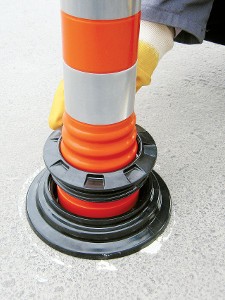 FP Flexipfosten® mit Fuß zum Aufkleben