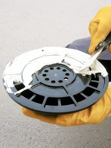 FP Flexipfosten® mit Fuß zum Aufkleben