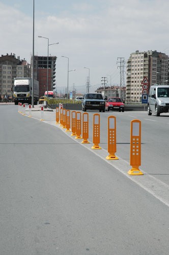 Leitschwelle, mit Sichtzeichen groß