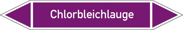 Rohrleitungskennzeichnung Gruppe 7 Laugen (violett) klein