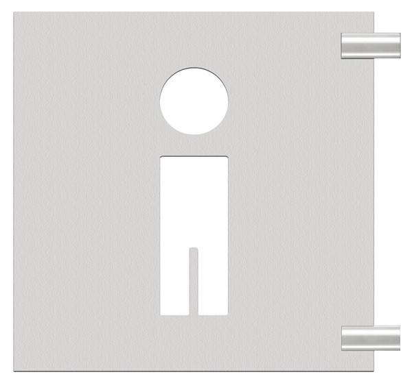 PHOS Fahnenschilder Toilettenbeschilderung