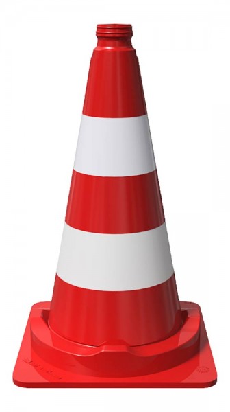 Leitkegel, vollreflektierend, Folie Typ 2