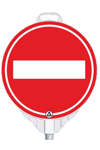 Schild Einfahrt verboten, Ø 380 mm