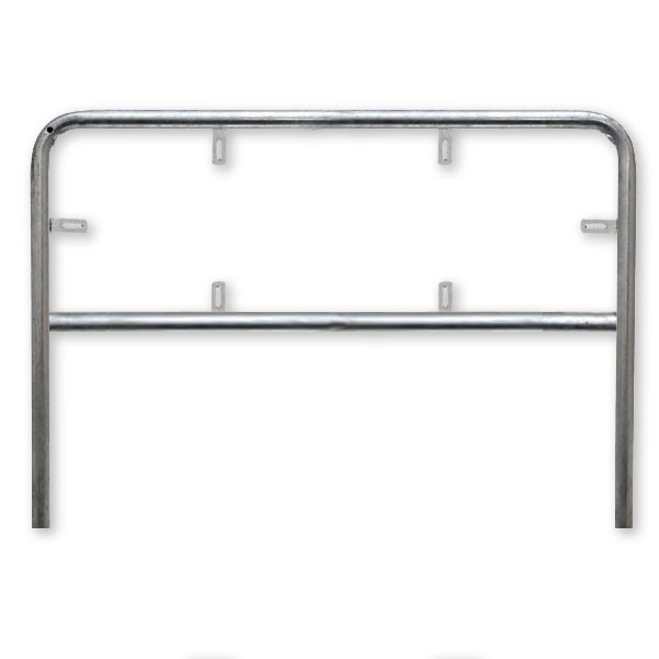 Rohrrahmen für Hinweisschilder (BxH): 125,0 x 35,0 cm