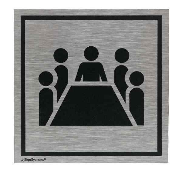 Tello® Türschild eckig mit Piktogramm