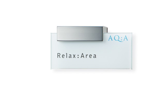 CLEAR Türschild mit einer Schiene