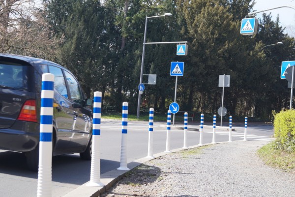 FP Flexipfosten® weiß/blau