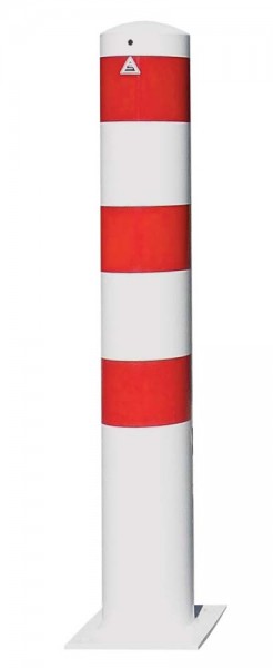 Stahlrohrpoller Ø 273 x 5 mm, zum Aufdübeln mit Bodenplatte