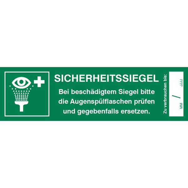 Sicherheitssiegel für Erste Hilfe