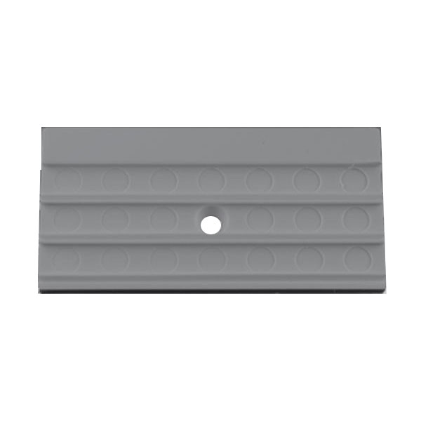 RK-Schraubschild Rohrleitungskennzeichnung mit 3 Nuten, zur Selbstbeschriftung (groß)