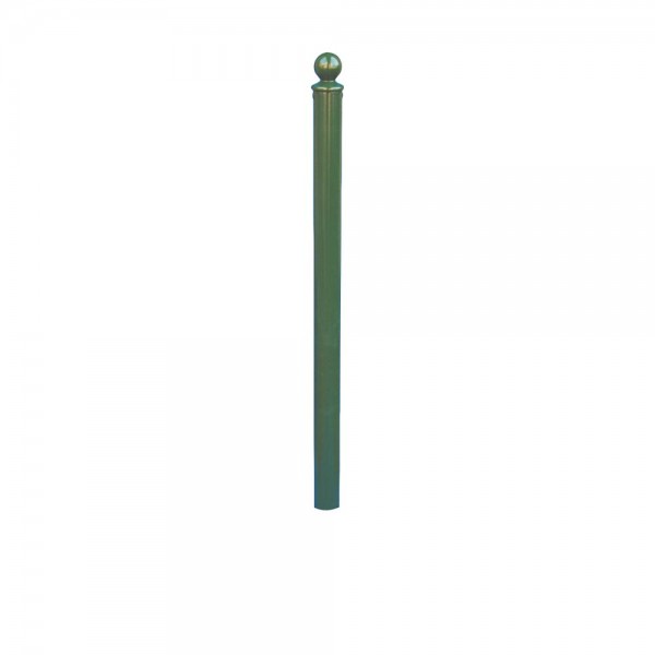 Absperr Stilpfosten Stahlrohr Ø 60 mm, Herausnehmbar (Modell 465)
