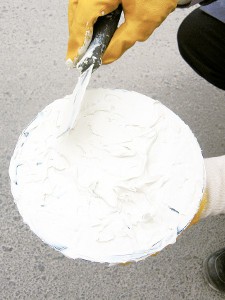 FP Flexipfosten® mit Fuß zum Aufkleben