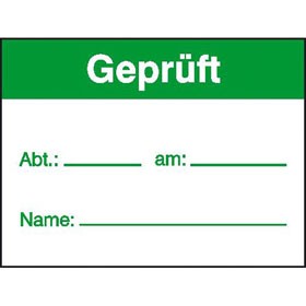 Qualitätskennzeichnungs-Etiketten auf Rolle